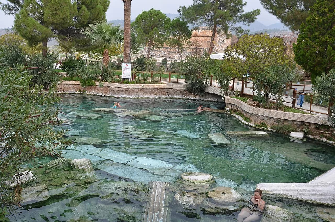 Cleopatra's Pool, Pamukkale: Swimming Among Roman Ruins