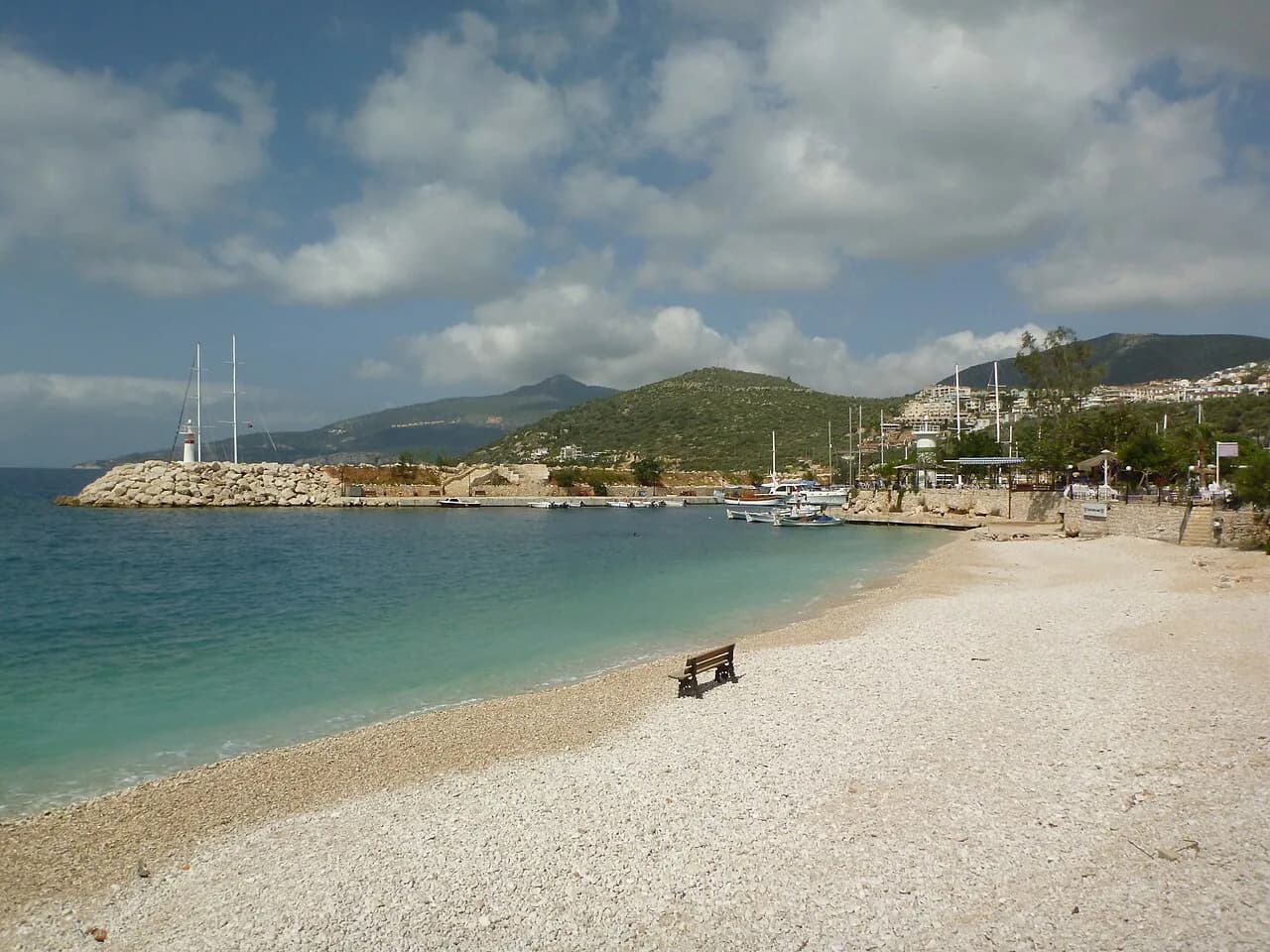 Kalkan Harbour: The Waterfront, Boats and Old Town Walk