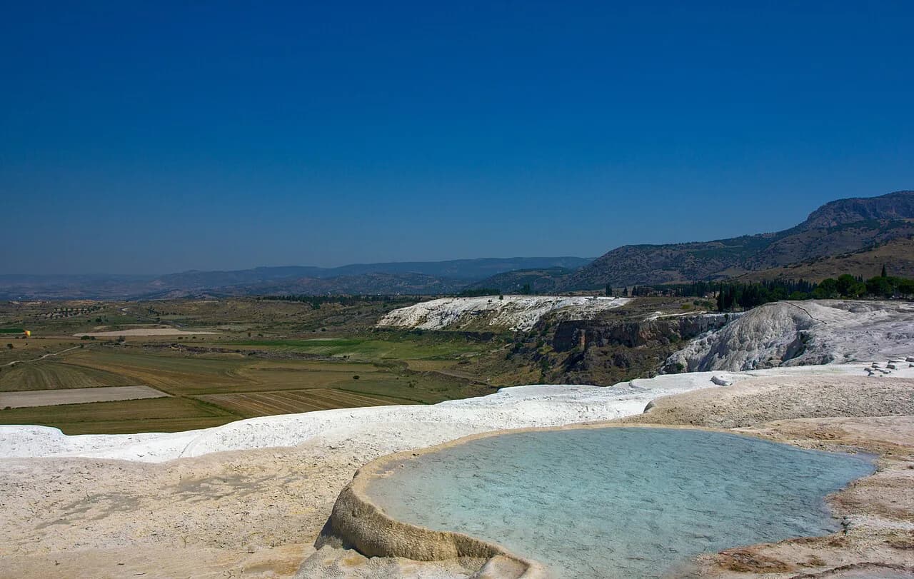 Pamukkale Map: Travertines, Hierapolis and Antique Pool