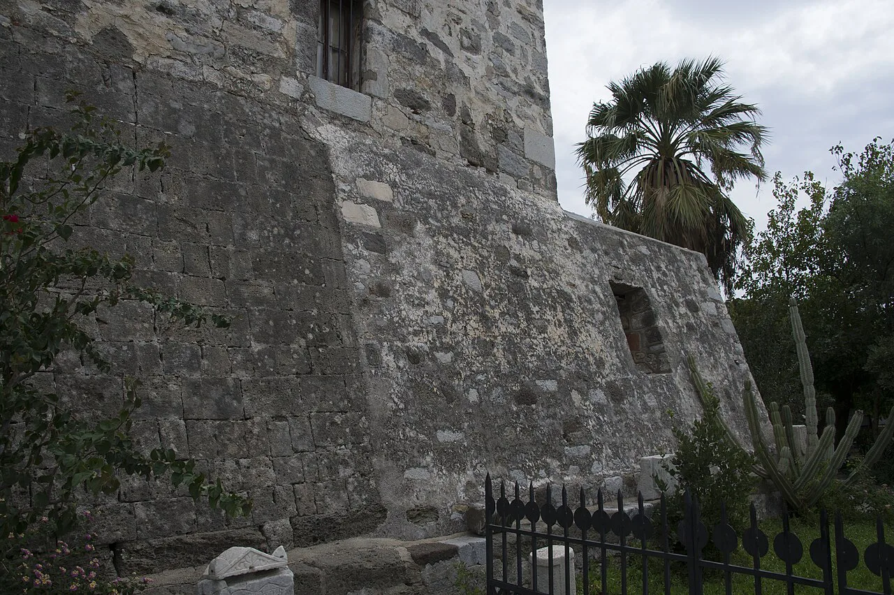 A tower of Bodrum Castle, home to the Bodrum Museum.