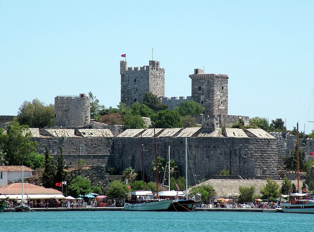 Bodrum Castle seen from the water.