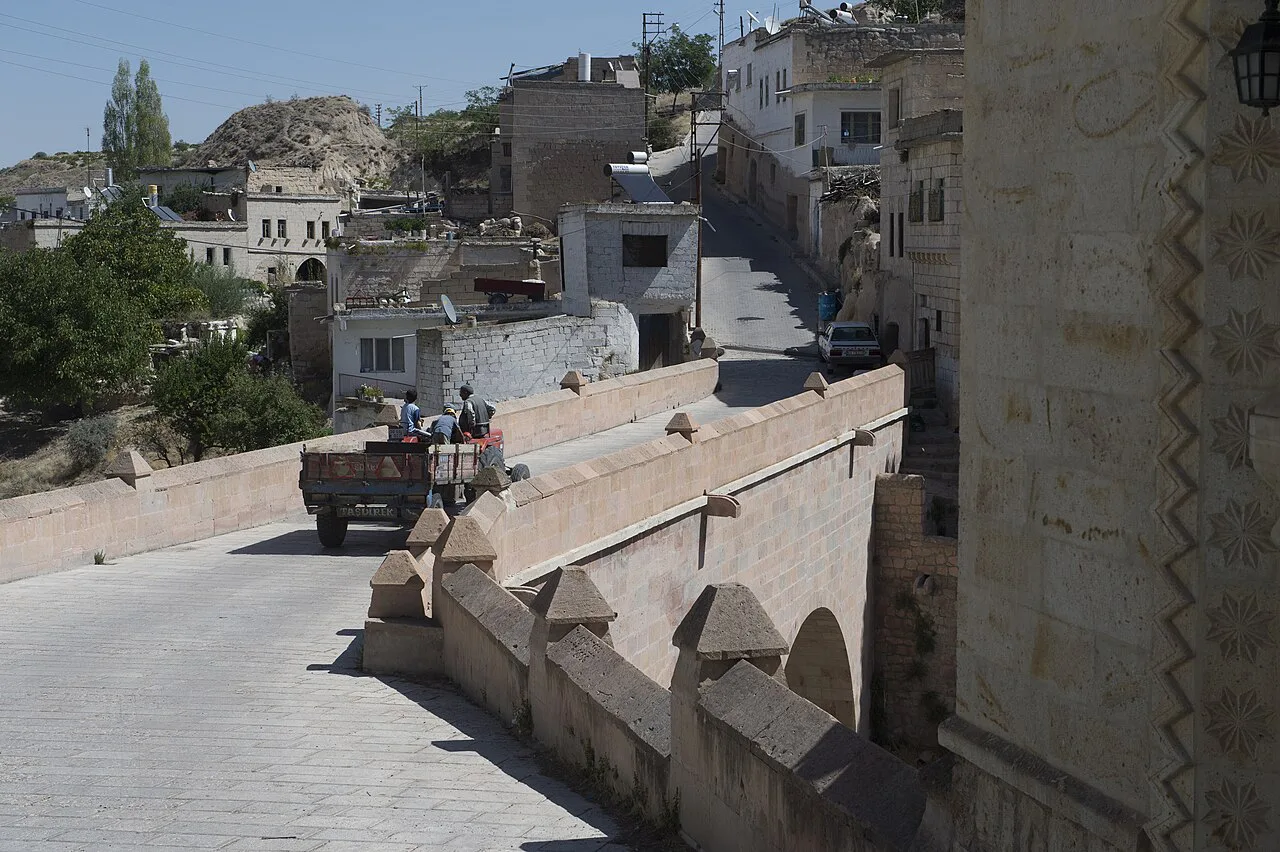 The old bridge in İbrahimpaşa village near Ürgüp, Cappadocia.