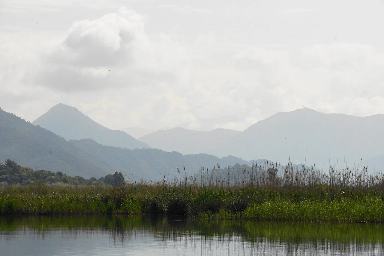 Reed beds and mountains around Dalyan.