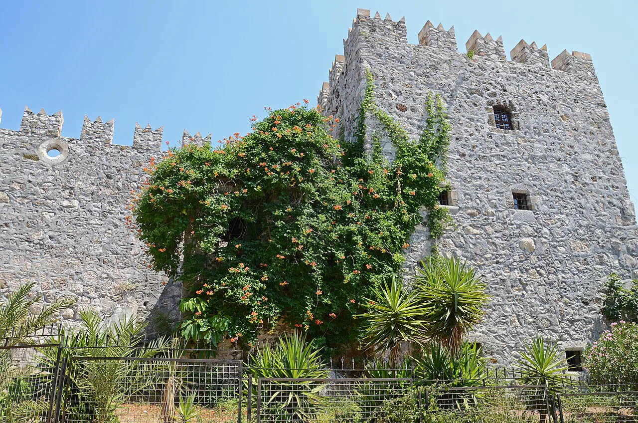 A tower of Marmaris Castle.