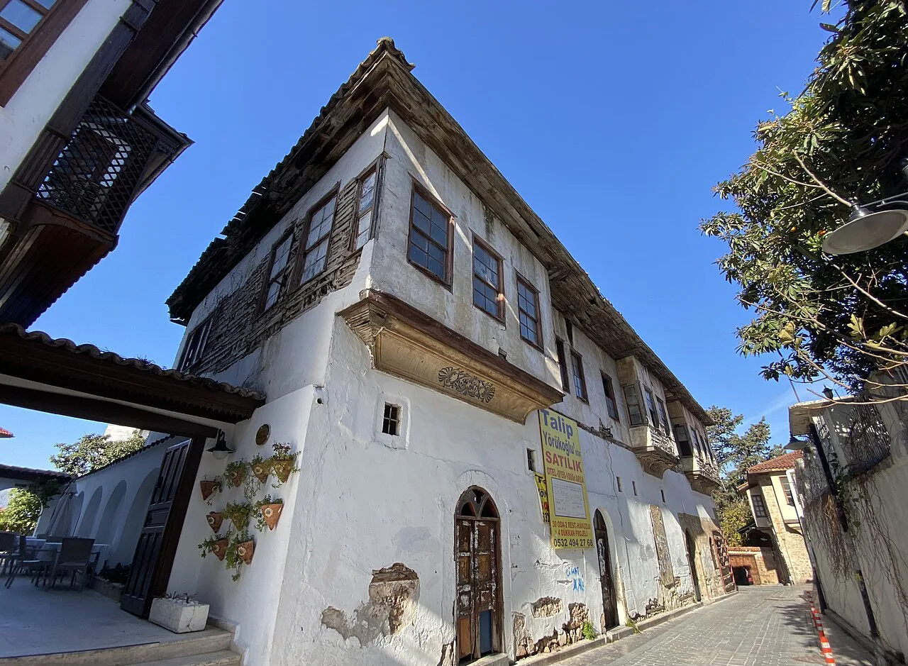 A restored Ottoman house in Kaleiçi, Antalya.
