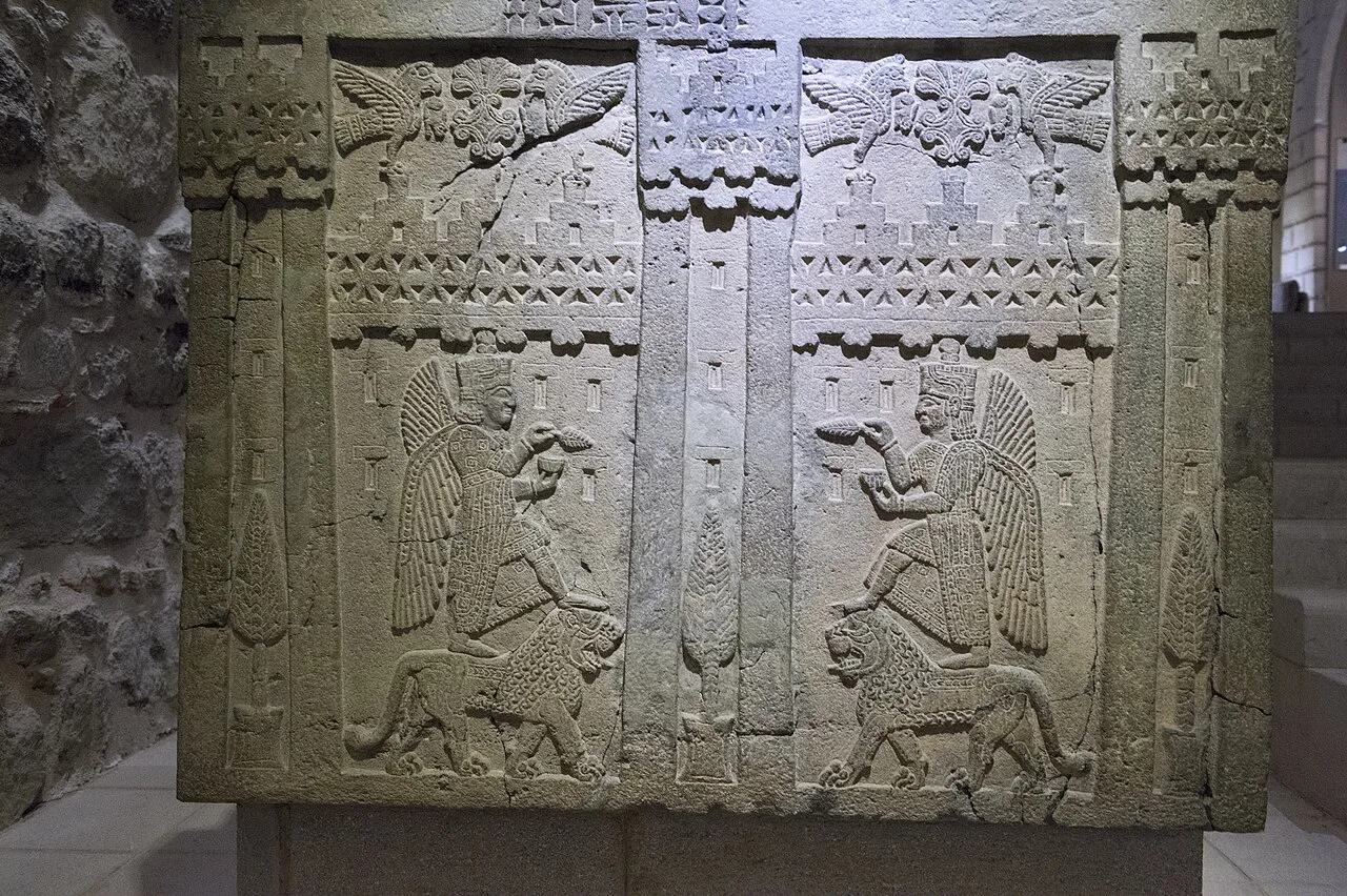 An Urartian relief base in the Museum of Anatolian Civilizations, Ankara.