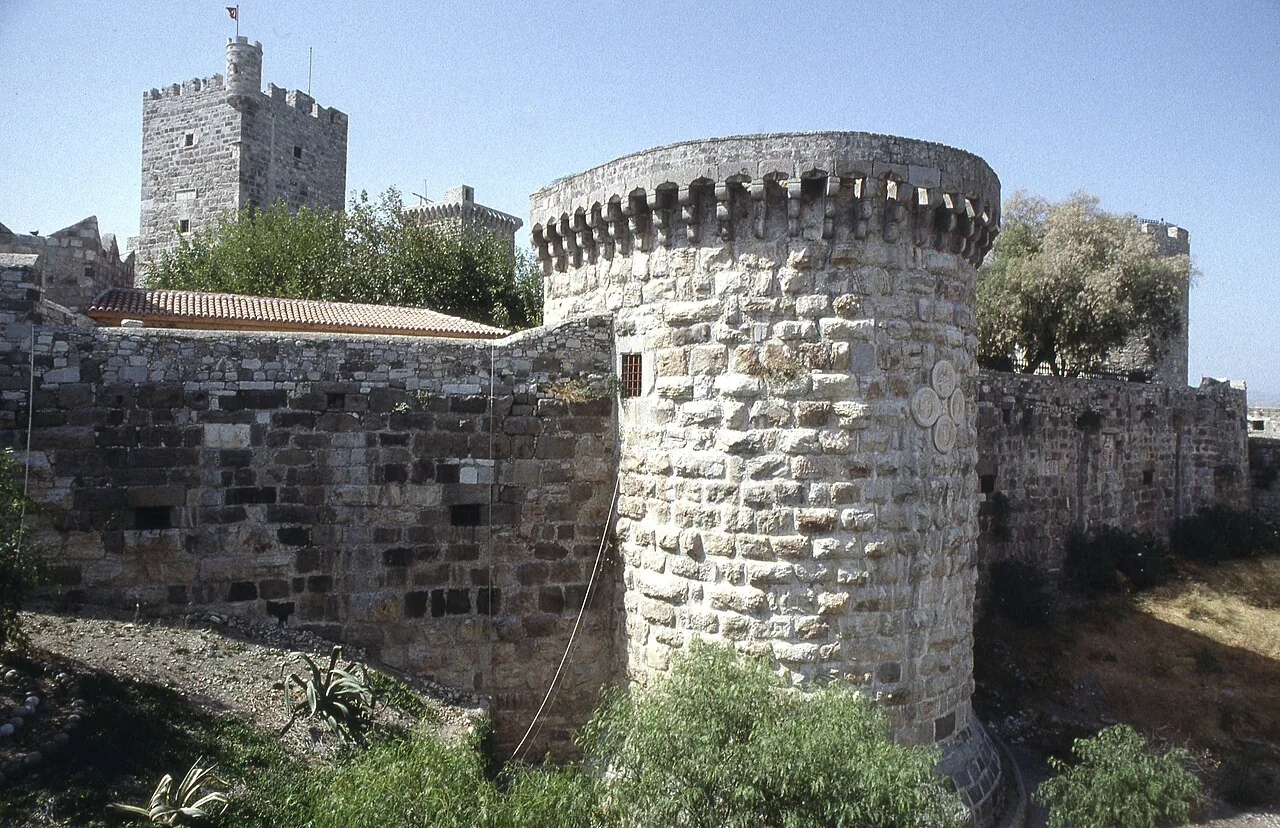 The towers of Bodrum Castle, home to the Museum of Underwater Archaeology.