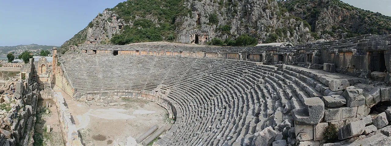 The Roman theatre at Myra, Demre.