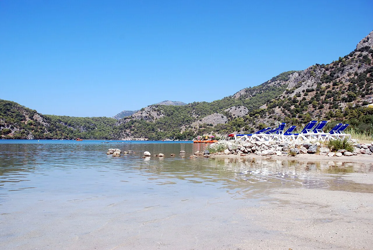 The Blue Lagoon shore at Ölüdeniz.