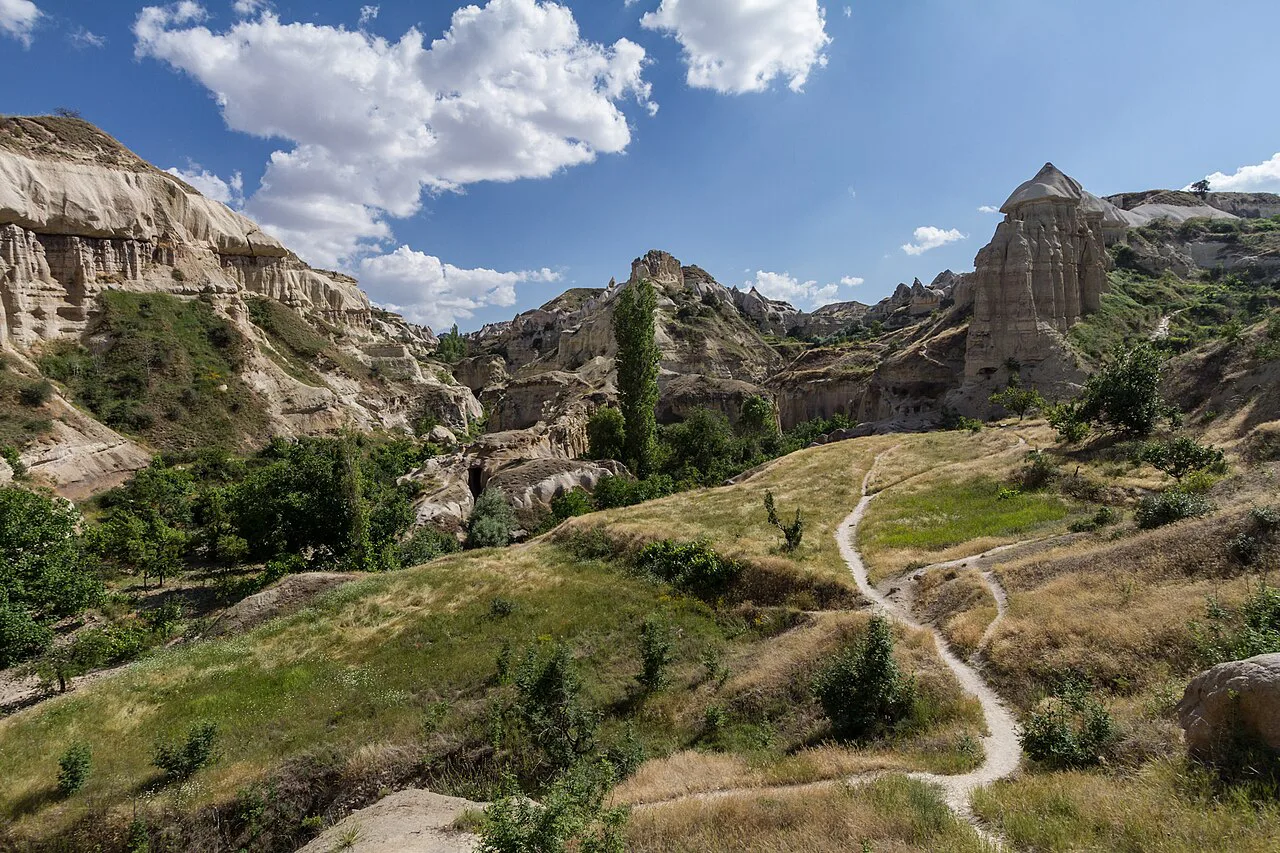 Pigeon Valley between Uçhisar and Göreme in Cappadocia.