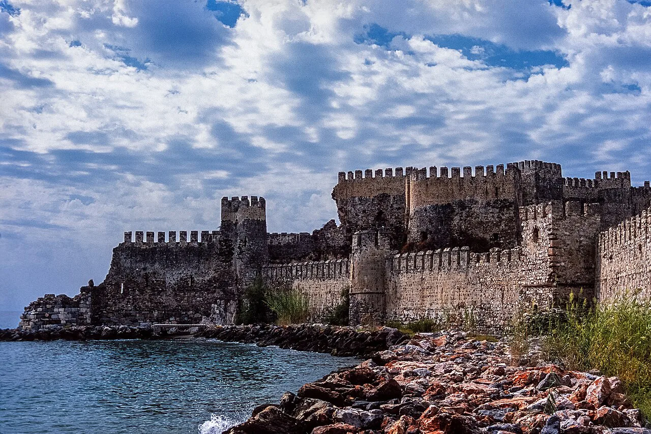 Mamure Castle on the Mediterranean shore at Anamur.