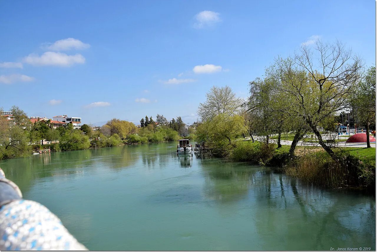 The Manavgat River in Manavgat, the town next to Side.