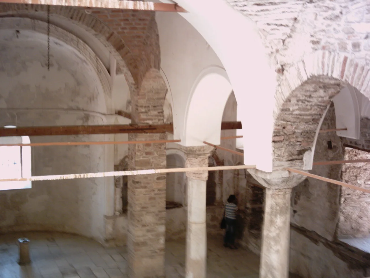 Inside the old church in Şirince.