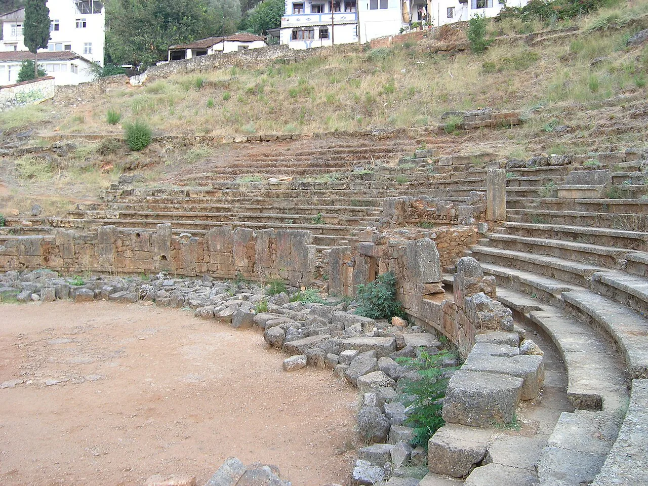 The ancient theatre of Telmessos in Fethiye.