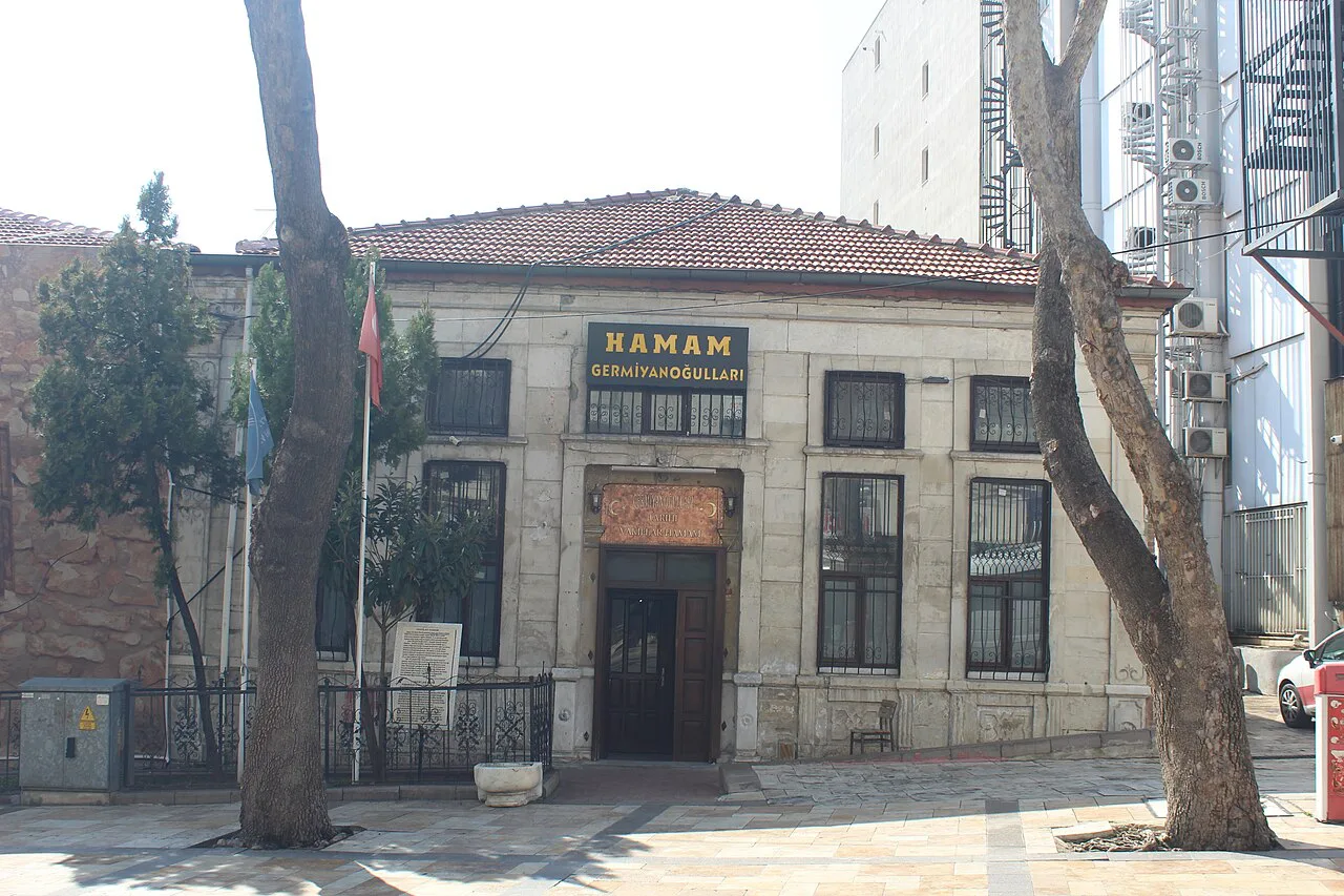 The Germiyanoğulları hamam building in Denizli.